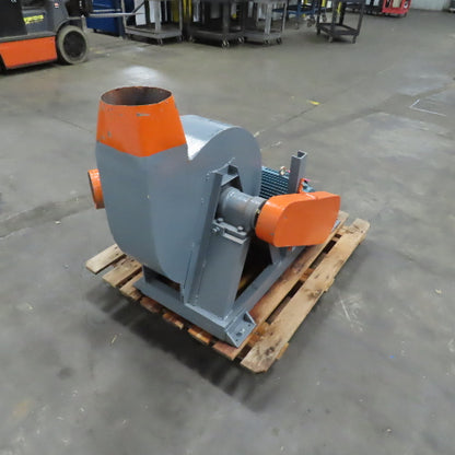 5.5kW Belt Driven Material Mover Centrifugal Blower 20" Wheel 1750RPM 480V 3PH