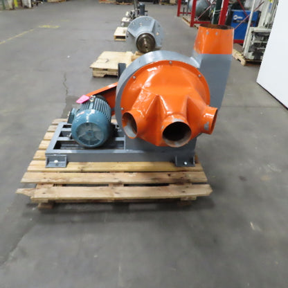 5.5kW Belt Driven Material Mover Centrifugal Blower 20" Wheel 1750RPM 480V 3PH