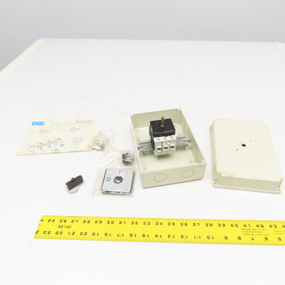 Baco Manual Motor Control Disconnect Enclosure 50A 600V 15Hp