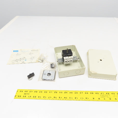 Baco Manual Motor Control Disconnect Enclosure 50A 600V 15Hp