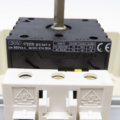 Baco Manual Motor Control Disconnect Enclosure 50A 600V 15Hp