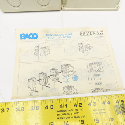 Baco Manual Motor Control Disconnect Enclosure 50A 600V 15Hp
