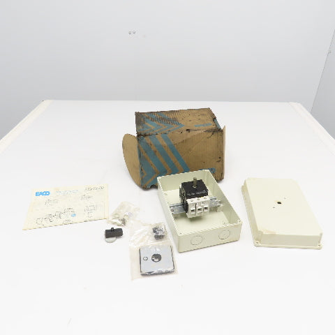 Baco Manual Motor Control Disconnect Enclosure 50A 600V 15Hp