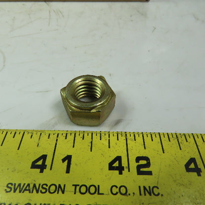 1/2-13 Heavy Hex Nut 13/16" Hex, 15/32" Thick Yellow Zinc Plated Lot of 275