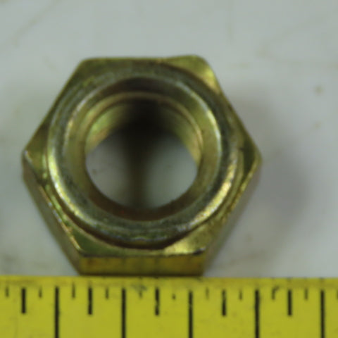 1/2-13 Heavy Hex Nut 13/16" Hex, 15/32" Thick Yellow Zinc Plated Lot of 275