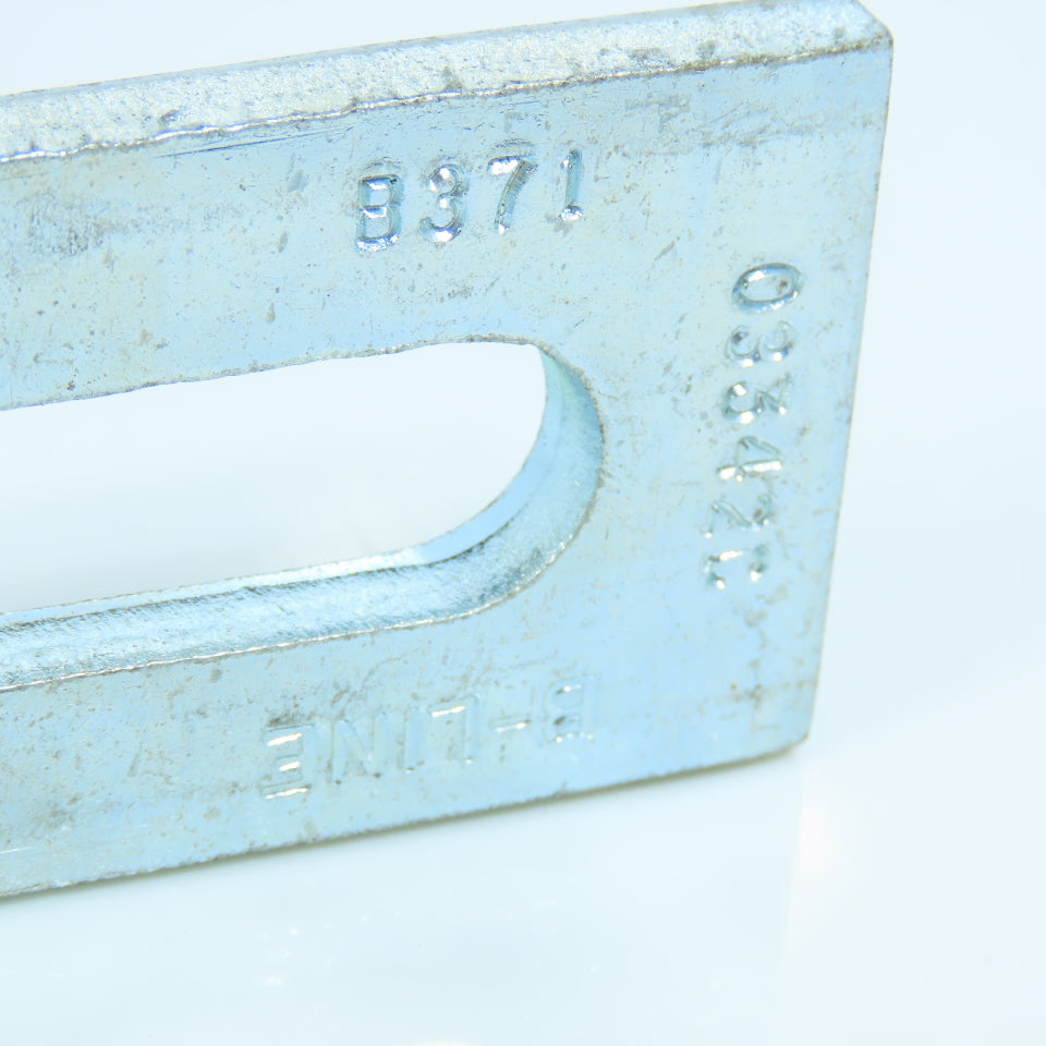 B-Line B371 2-5/8" x 2" Adjustable 2 Hole Angle Bracket Zinc Plated Lot of 12