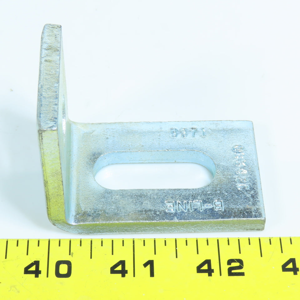 B-Line B371 2-5/8" x 2" Adjustable 2 Hole Angle Bracket Zinc Plated Lot of 12