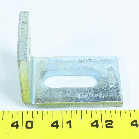 B-Line B371 2-5/8" x 2" Adjustable 2 Hole Angle Bracket Zinc Plated Lot of 12