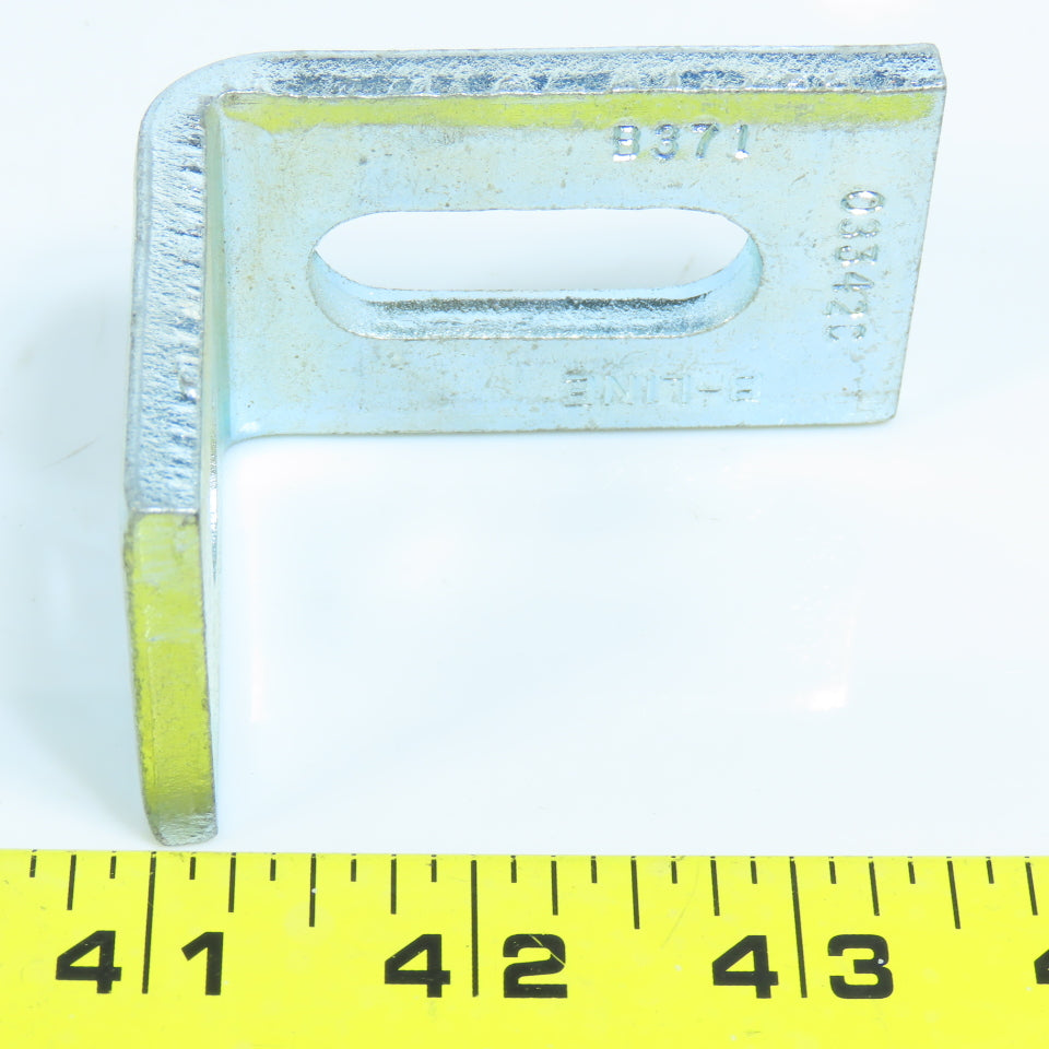 B-Line B371 2-5/8" x 2" Adjustable 2 Hole Angle Bracket Zinc Plated Lot of 12