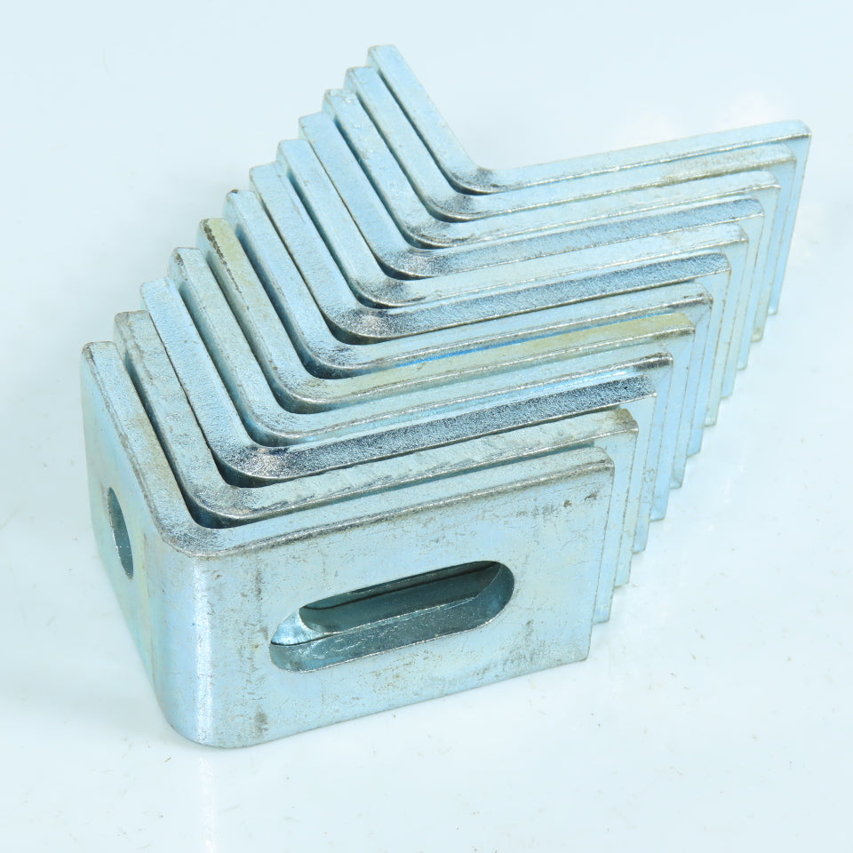 B-Line B371 2-5/8" x 2" Adjustable 2 Hole Angle Bracket Zinc Plated Lot of 12