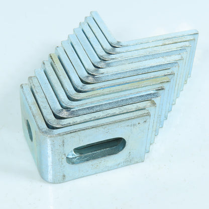 B-Line B371 2-5/8" x 2" Adjustable 2 Hole Angle Bracket Zinc Plated Lot of 12