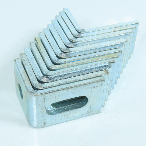 B-Line B371 2-5/8" x 2" Adjustable 2 Hole Angle Bracket Zinc Plated Lot of 12