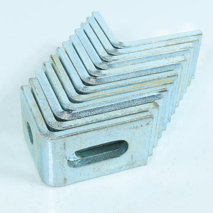 B-Line B371 2-5/8" x 2" Adjustable 2 Hole Angle Bracket Zinc Plated Lot of 12
