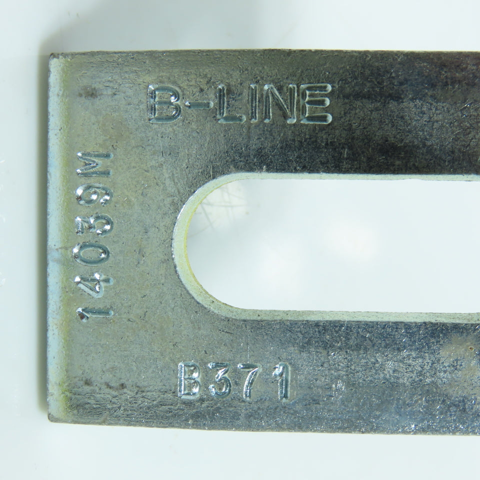 B-Line B371 2-5/8" x 2" Adjustable 2 Hole Angle Bracket Zinc Plated Lot of 11