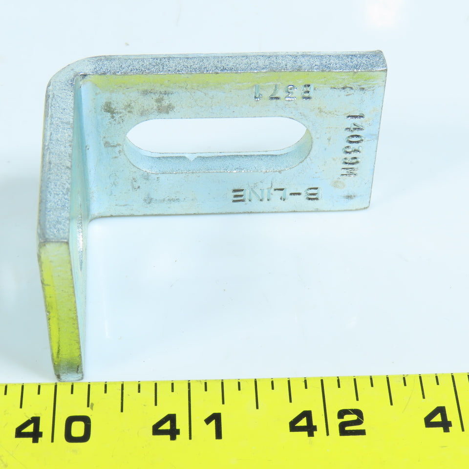 B-Line B371 2-5/8" x 2" Adjustable 2 Hole Angle Bracket Zinc Plated Lot of 11