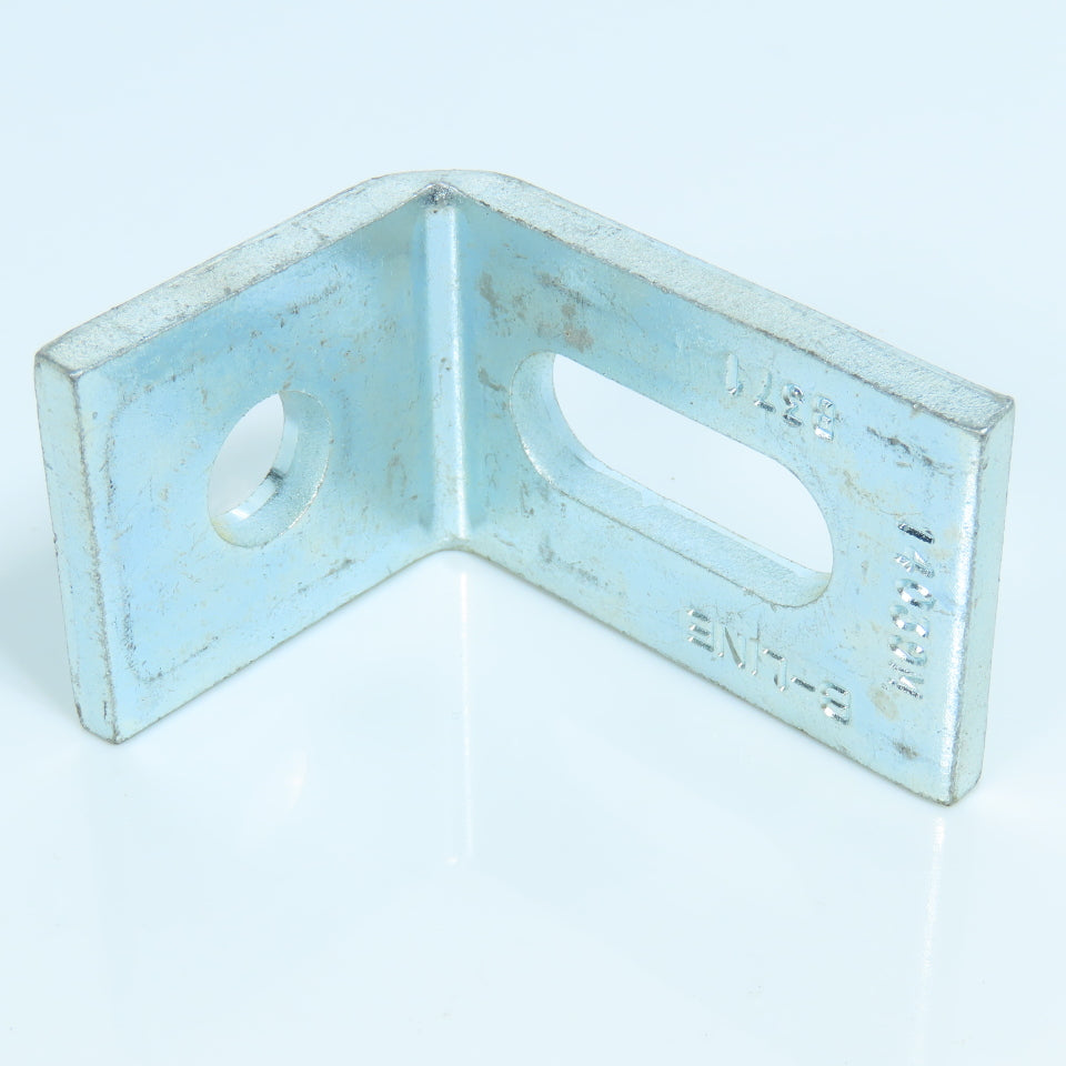 B-Line B371 2-5/8" x 2" Adjustable 2 Hole Angle Bracket Zinc Plated Lot of 11