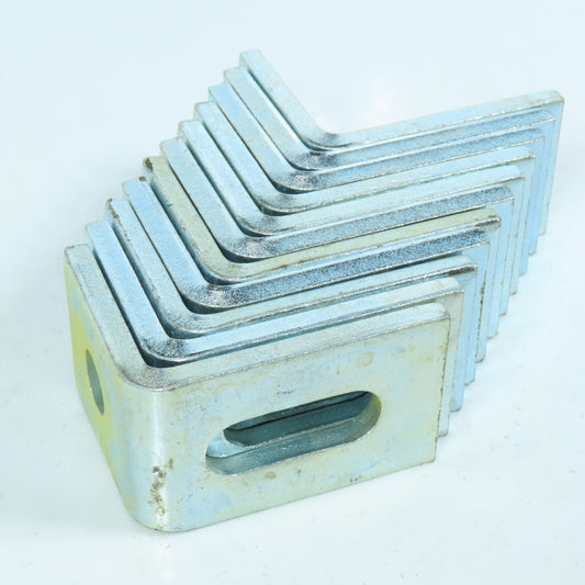 B-Line B371 2-5/8" x 2" Adjustable 2 Hole Angle Bracket Zinc Plated Lot of 11
