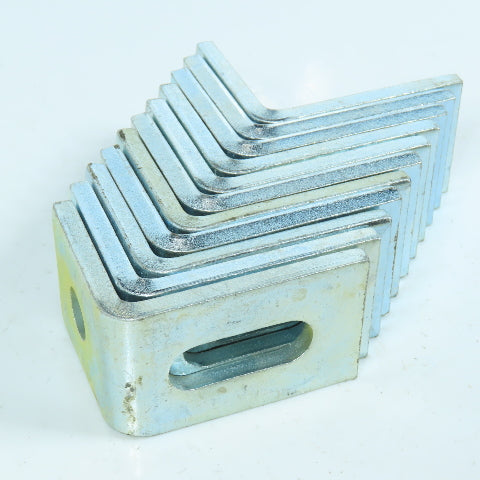 B-Line B371 2-5/8" x 2" Adjustable 2 Hole Angle Bracket Zinc Plated Lot of 11