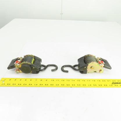Uline Bolt On Self Retractable Ratchet Strap 1-7/8" x 108" Lot of 2