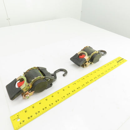 Uline Bolt On Self Retractable Ratchet Strap 1-7/8" x 108" Lot of 2