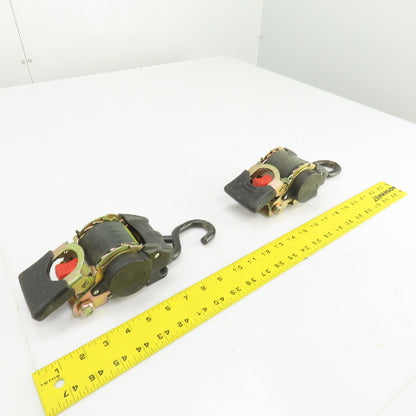 Uline Bolt On Self Retractable Ratchet Strap 1-7/8" x 108" Lot of 2