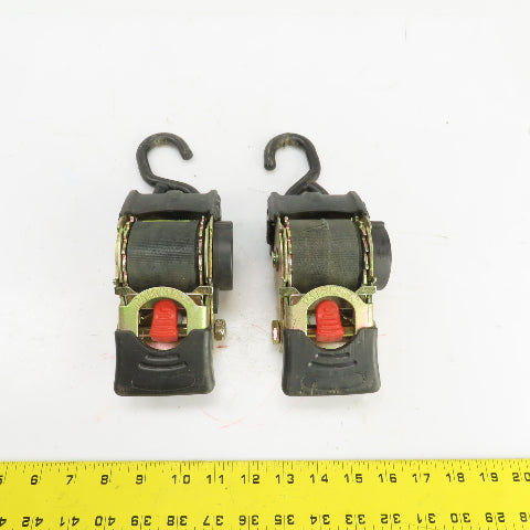 Uline Bolt On Self Retractable Ratchet Strap 1-7/8" x 108" Lot of 2