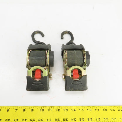 Uline Bolt On Self Retractable Ratchet Strap 1-7/8" x 108" Lot of 2