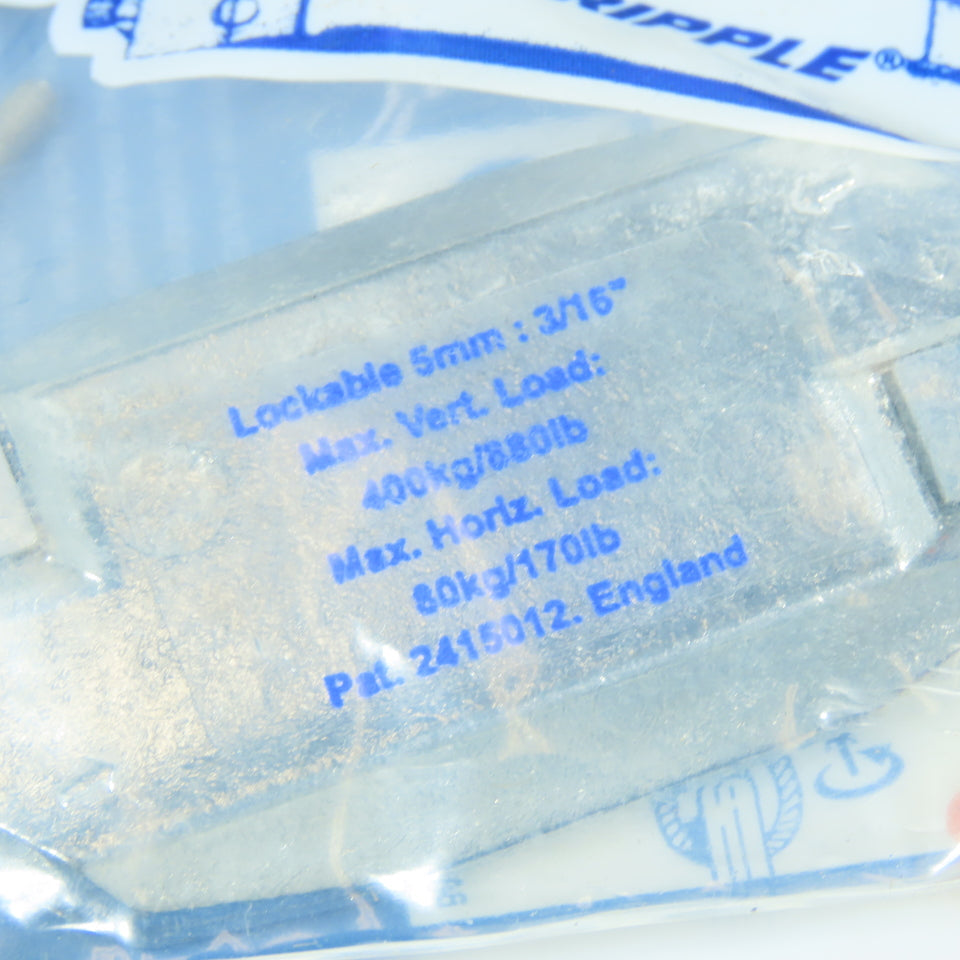 Gripple LK-3/16-1B 3/16" Lockable Wire Loop Fastener W/ Key Lot of 3