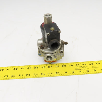 Toyooki Kogyo AD-SL231E-03B 1/2" x 3/8" Port Single Solenoid Valve 100/110V Coil