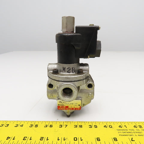 Toyooki Kogyo AD-SL131E-03B 1/2" x 3/8" Port Single Solenoid Valve 100/110V Coil