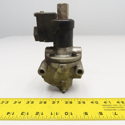 Toyooki Kogyo AD-SL131E-03B 1/2" x 3/8" Port Single Solenoid Valve 100/110V Coil