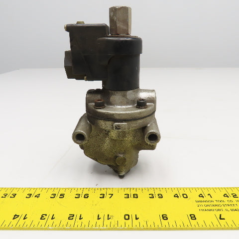Toyooki Kogyo AD-SL131E-03B 1/2" x 3/8" Port Single Solenoid Valve 100/110V Coil