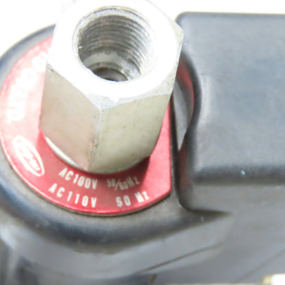 Toyooki Kogyo AD-SL131E-03B 1/2" x 3/8" Port Single Solenoid Valve 100/110V Coil