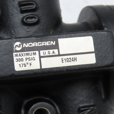 Norgren E1024H 3/2 Single Solenoid Poppet Valve 150 PSI 120V Coil