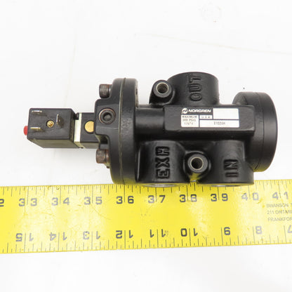 Norgren E1024H 3/2 Single Solenoid Poppet Valve 150 PSI 120V Coil