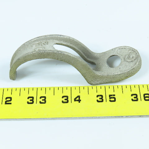 1-1/2" Malleable Iron One Hole Conduit Strap Lot of 10