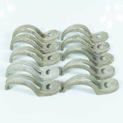 1-1/2" Malleable Iron One Hole Conduit Strap Lot of 10
