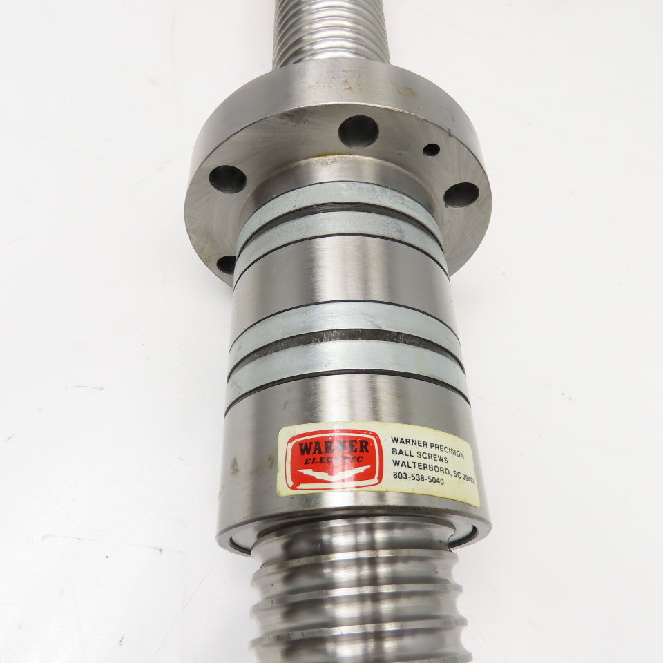 Warner Electric 63mm Ball Screw & Nut 8mm Pitch Single Start 1100mm Screw Length