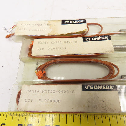 Omega KMTSS-040G-6 Thermocouple Probe Transition Junction 6" Lot Of 4