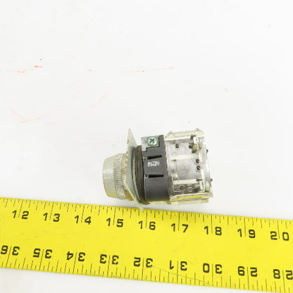 Allen Bradley 800T-24HGH17KB6AX 24VAC Illuminated Selector Switch Needs Switch