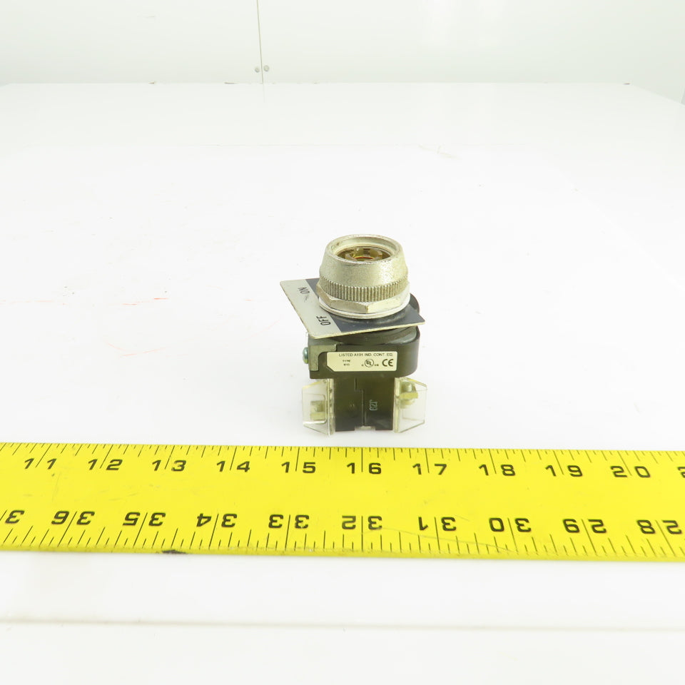 Allen Bradley 800T-24HGH17KB6AX 24VAC Illuminated Selector Switch Needs Switch