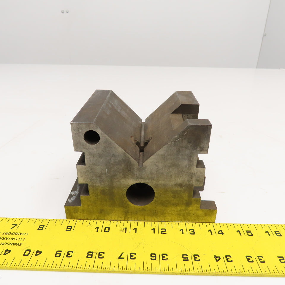 2" x 4" Wide  x 4" Tall Hardened Steel V Block Workholding