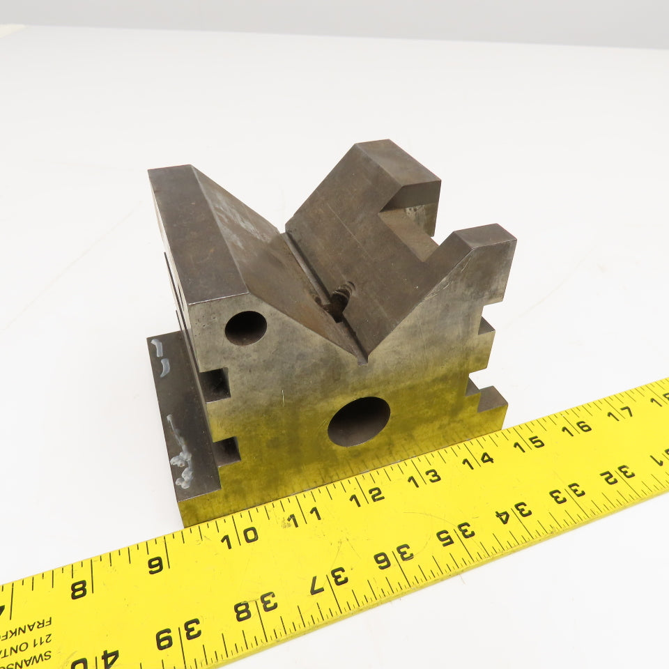 2" x 4" Wide  x 4" Tall Hardened Steel V Block Workholding
