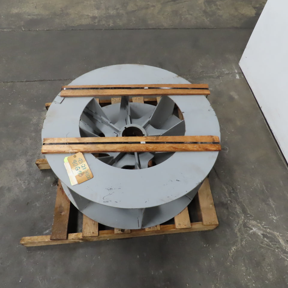 X60CW 91-A-04 40" OD Turbine Centrifugal Blower Impeller Wheel 8 Blade 15-1/2" W