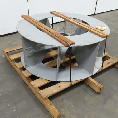 X60CW 91-A-04 40" OD Turbine Centrifugal Blower Impeller Wheel 8 Blade 15-1/2" W