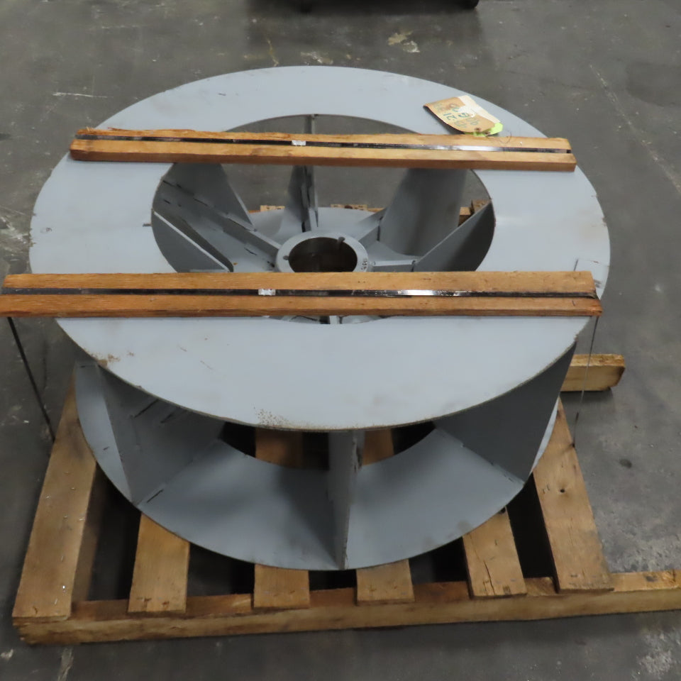 X60CW 91-A-04 40" OD Turbine Centrifugal Blower Impeller Wheel 8 Blade 15-1/2" W