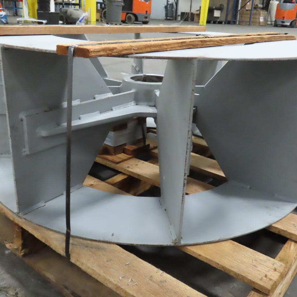 X60CW 91-A-04 40" OD Turbine Centrifugal Blower Impeller Wheel 8 Blade 15-1/2" W