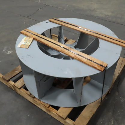 X60CW 91-A-04 40" OD Turbine Centrifugal Blower Impeller Wheel 8 Blade 15-1/2" W
