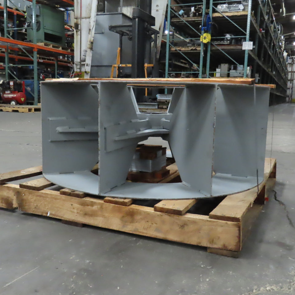 X60CW 91-A-04 40" OD Turbine Centrifugal Blower Impeller Wheel 8 Blade 15-1/2" W