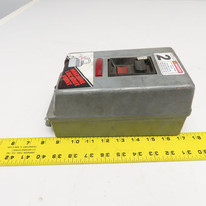 Allen Bradley 2510MBG2 600V 3Ph 5Hp Manual Motor Starter LOTO W/ Indicator
